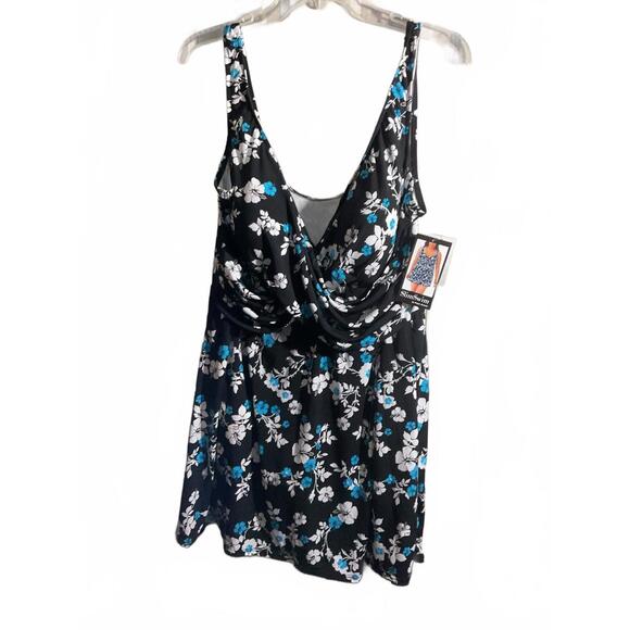 Other - SlimSwim Floral Swim Dress by Magic Brands 2X NWT